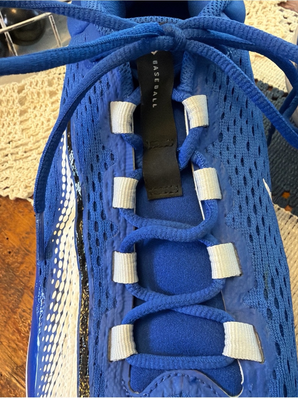 Nike Blue, White & Black react baseball cleats - Picture 2 of 7